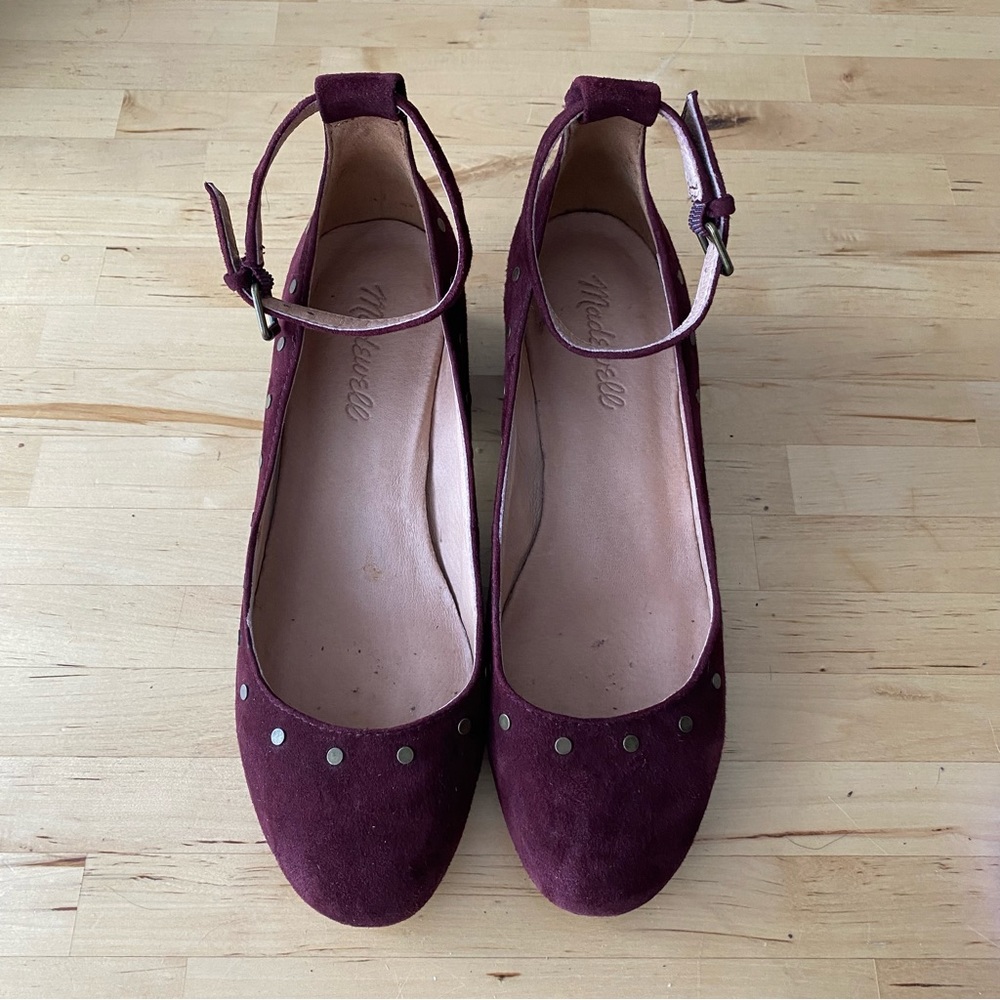 Madewell suede pumps sz 6.5